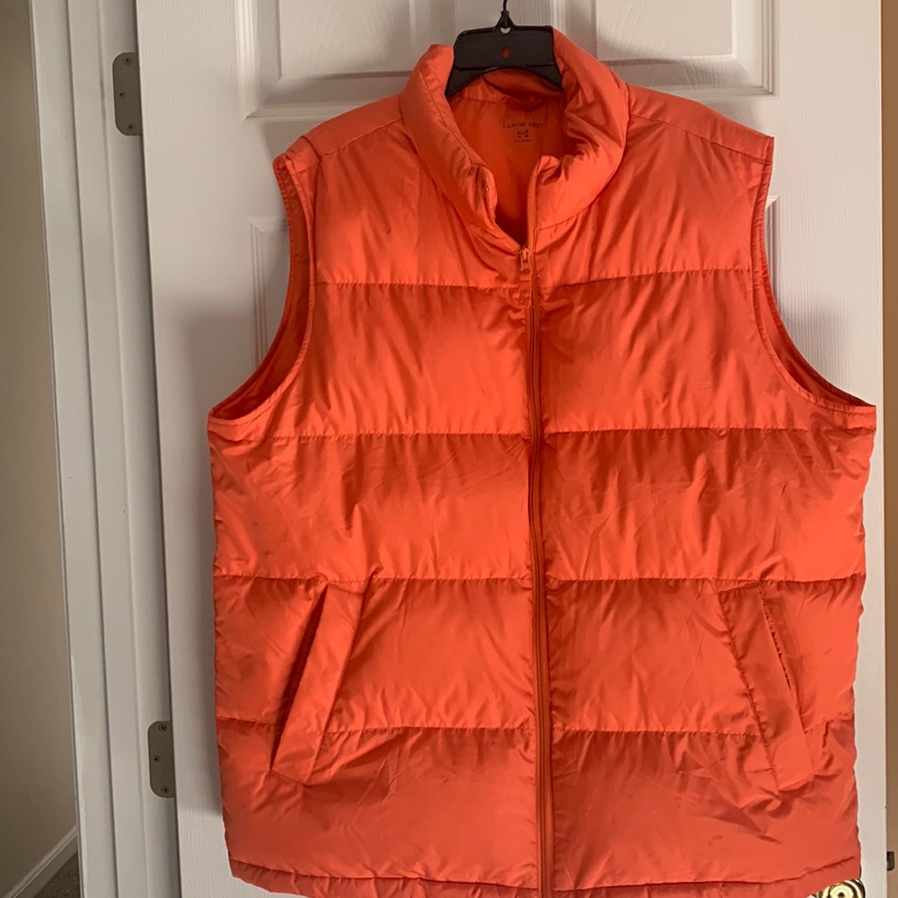 LANDS END Vest orange- XL/T